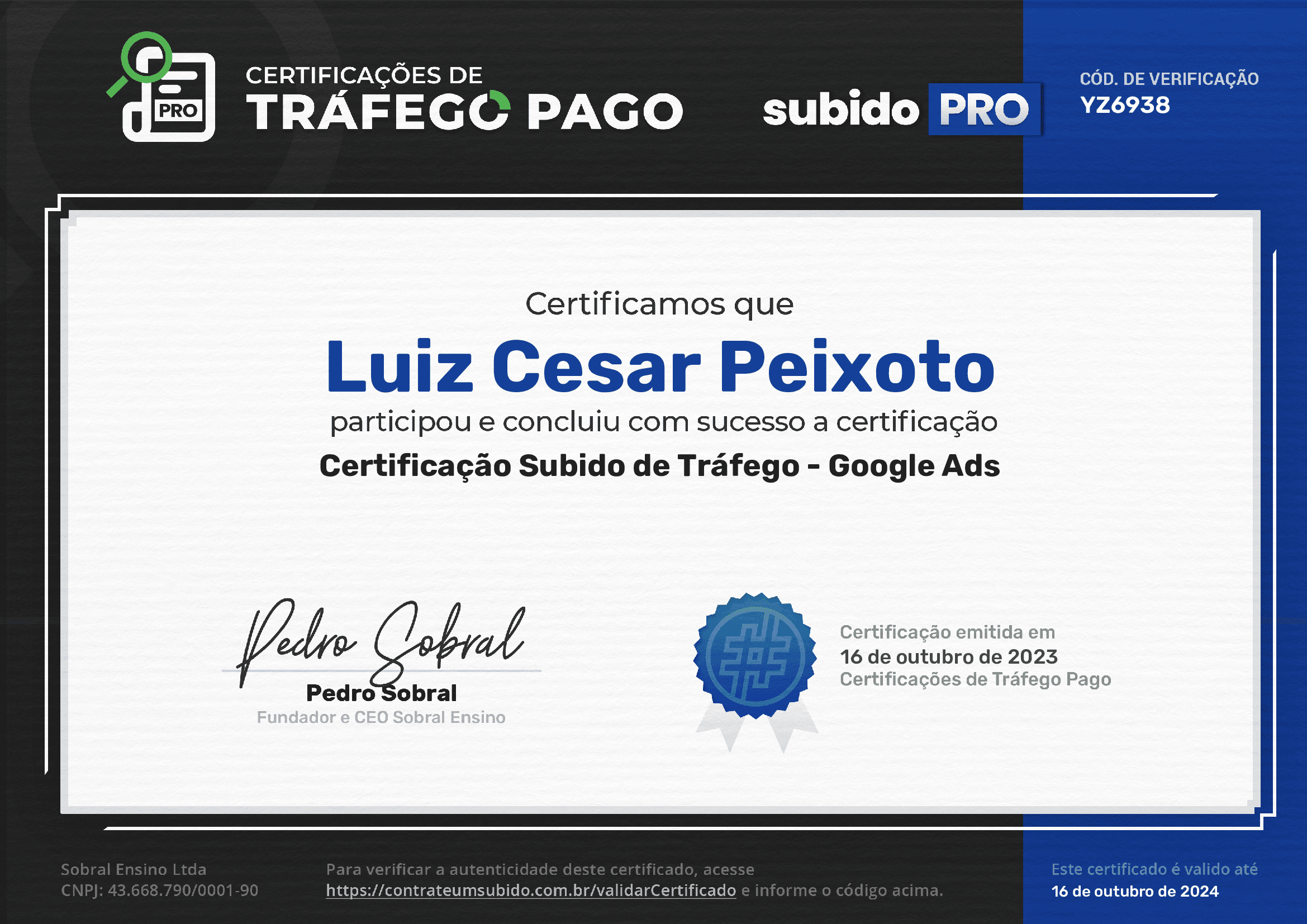 Google Ads Subido PRO